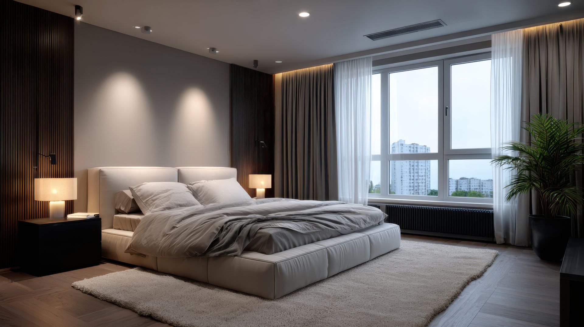 Master bedroom interiors